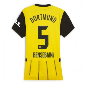 Billiga Borussia Dortmund Ramy Bensebaini #5 Hemmatröja Dam 2024-25 Kortärmad